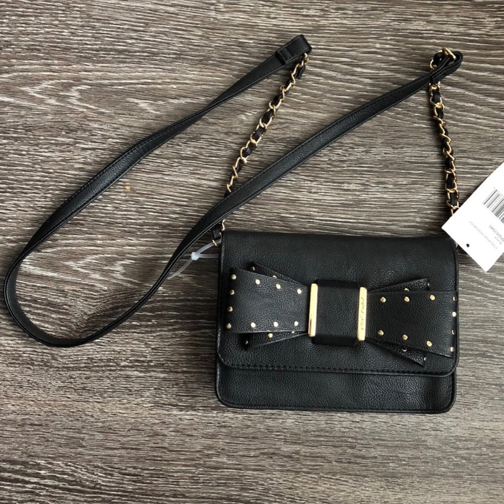 Betsey Johnson Studded Bow Purse